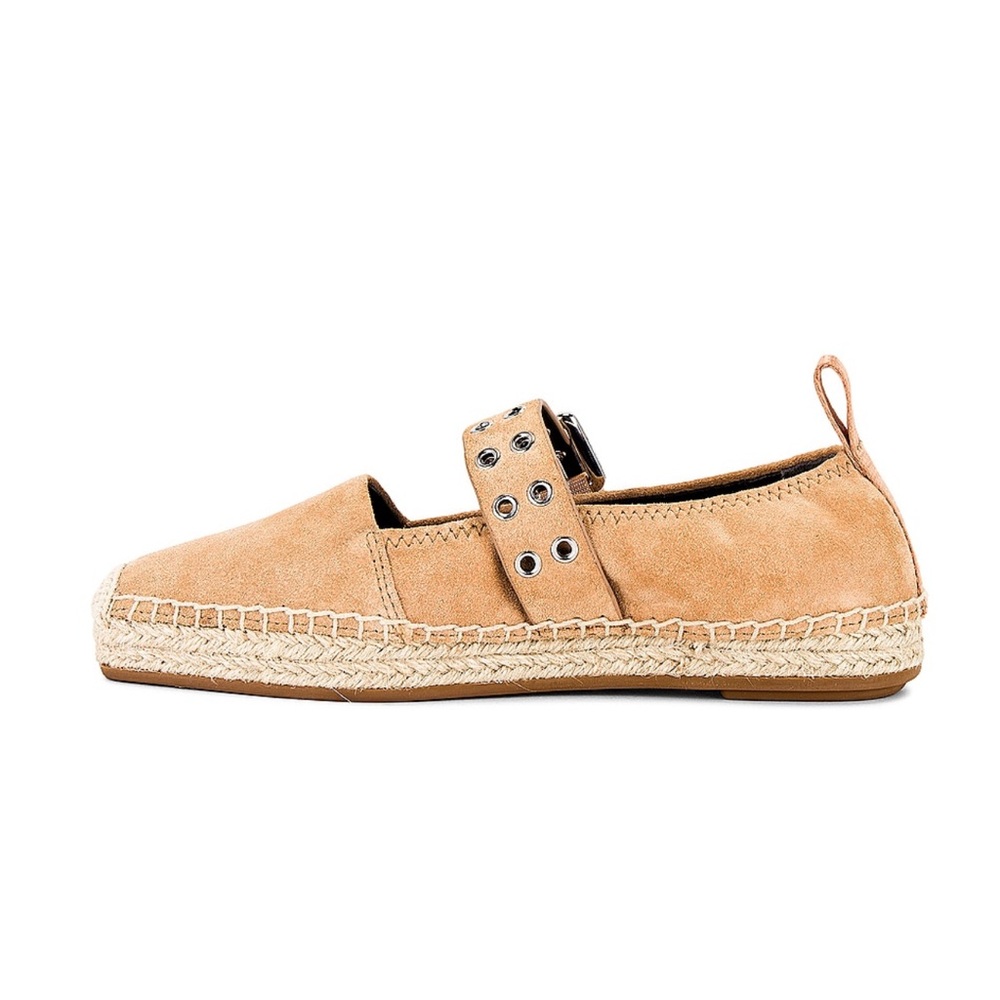 rag & bone: Anteros Buckle-Detailed Suede Espadrilles